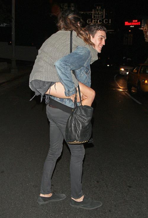 Shenae Grimes leaving Pink Taco in West Hollywood 9/29/2012 