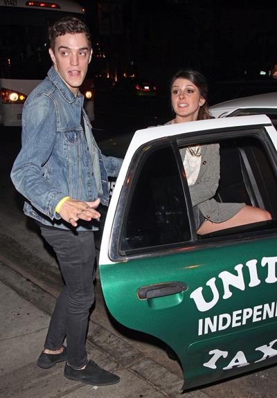 Shenae Grimes leaving Pink Taco in West Hollywood 9/29/2012 