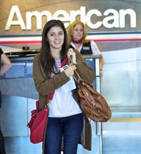 Shiri Appleby departing from LA Airport Sept 30, 2012  