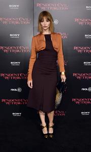 Sienna Guillory Resident Evil: Retribution - Los Angeles Premiere, 13 Sep 2012 