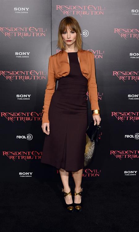 Sienna Guillory Resident Evil: Retribution - Los Angeles Premiere, 13 Sep 2012 