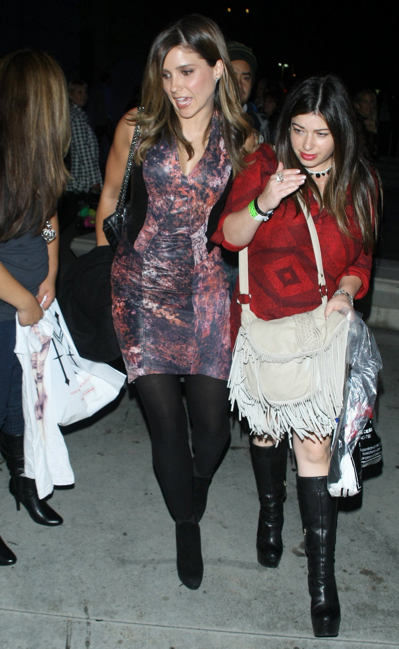 Sophia Bush at a Madonna concert at The Staples Center in LA on October 10, 2012 