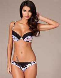 Johanna Lundback in lingerie