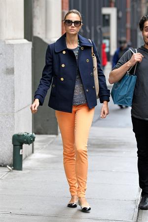 Stacy Keibler Shopping in SoHo in New York - October 9, 2012 