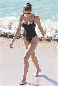 Stephanie Seymour - bikini in St. Barts 12/26/12  