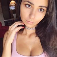 Helga Lovekaty taking a selfie