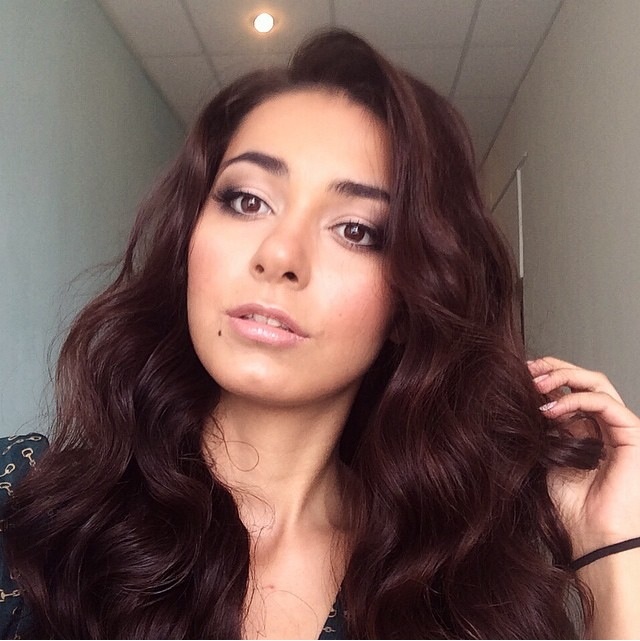 Helga Lovekaty taking a selfie