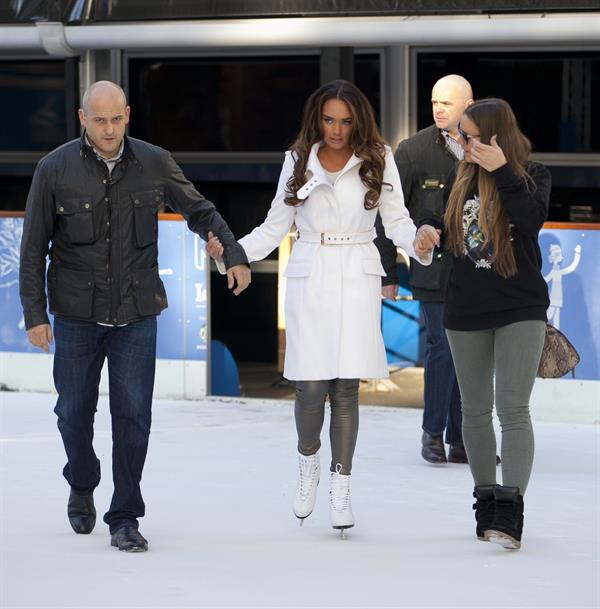 Tamara Ecclestone Opens the Natural History Museum ice rink in London - November 7, 2012