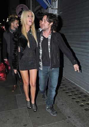 Tara Reid - Leaving Groucho Club in London 9/20/12  