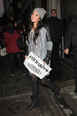 Tulisa Contostavlos Radio 1 in London - October 26, 2012