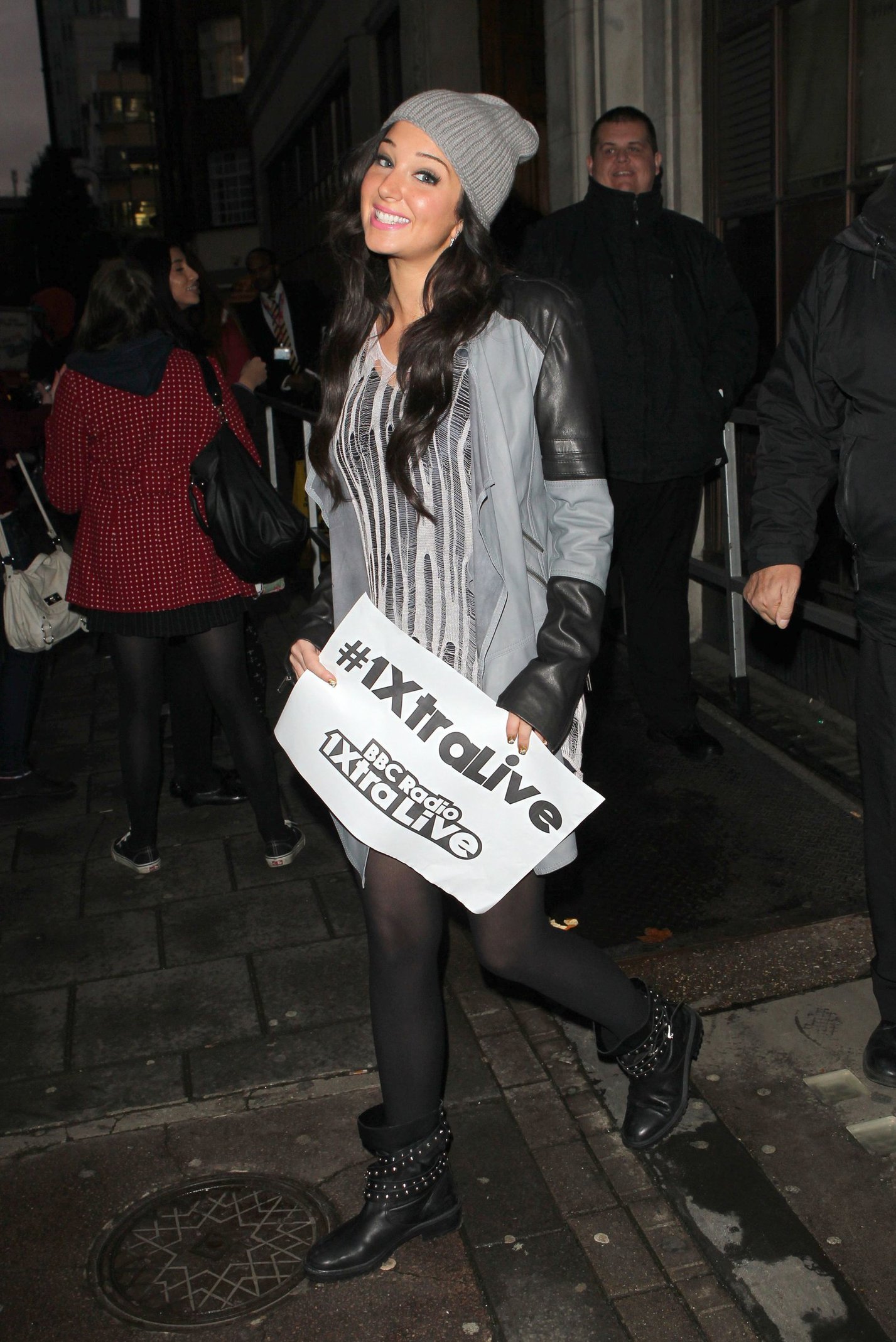 Tulisa Contostavlos Radio 1 in London - October 26, 2012