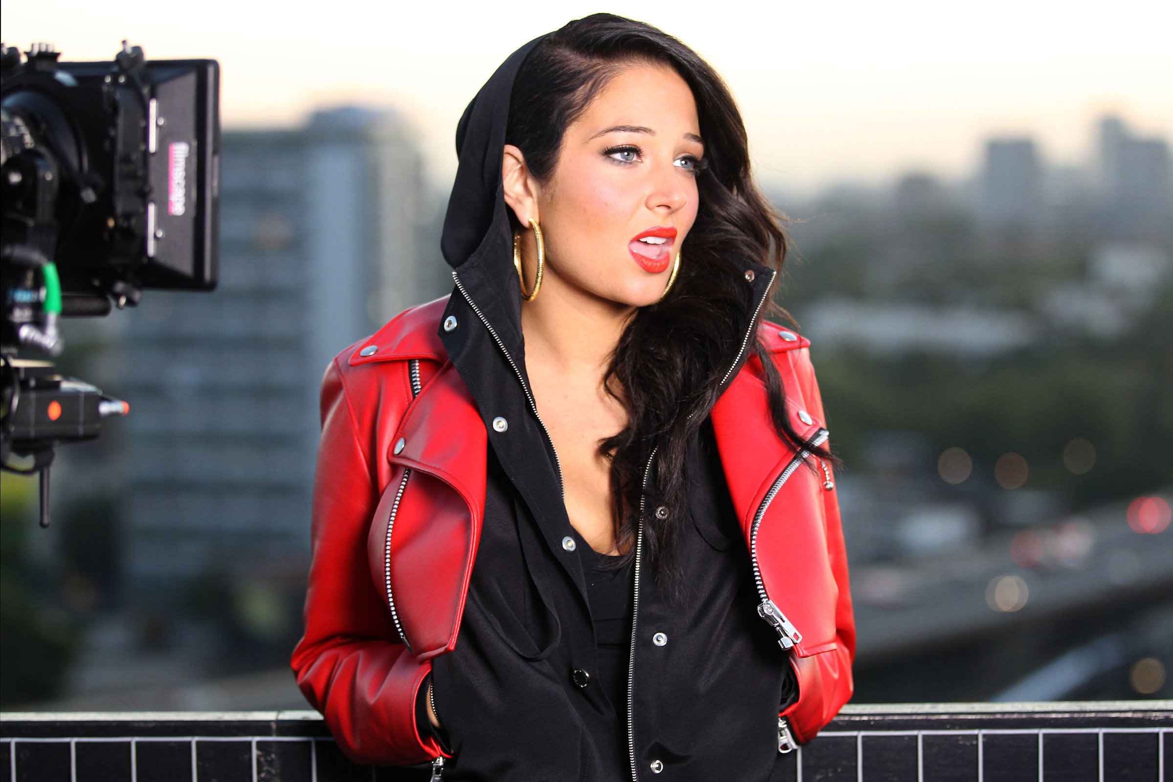 Tulisa Contostavlos Video shoot in Central london - October 10, 2012 