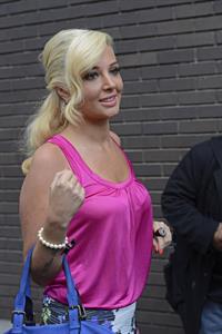 Tulisa Contostavlos - Leaving Studio in London September 11, 2012