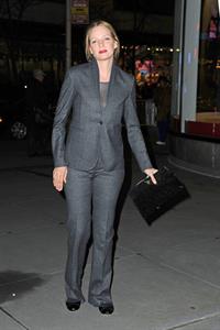 Uma Thurman Arriving at Christie's Auction House in New York December 18, 2012 