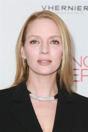 Uma Thurman New York Premiere of 'Playing for Keeps' presented by The Cinema Society & Film District December 5 
