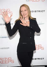 Uma Thurman New York Premiere of 'Playing for Keeps' presented by The Cinema Society & Film District December 5 