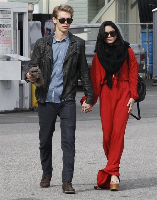 Vanessa Hudgens - headed to church in Hollywood 12/30/12  