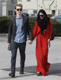 Vanessa Hudgens - headed to church in Hollywood 12/30/12  