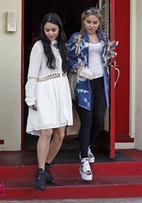 Vanessa Hudgens leaving Sun Cafe in Studio City 10/27/12