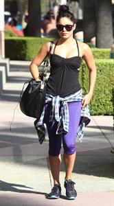 Vanessa Hudgens heading to the gym in Los Angeles October 2, 2012