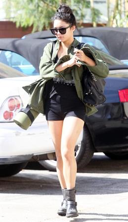 Vanessa Hudgens heading to a gym in LA October 3, 2012 