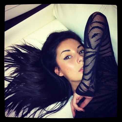 Mila Ryzhkova taking a selfie