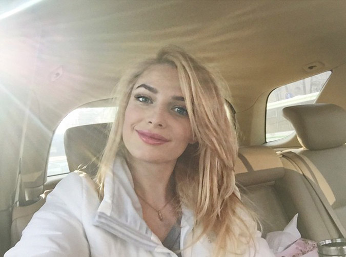 Tatyana Kotova taking a selfie