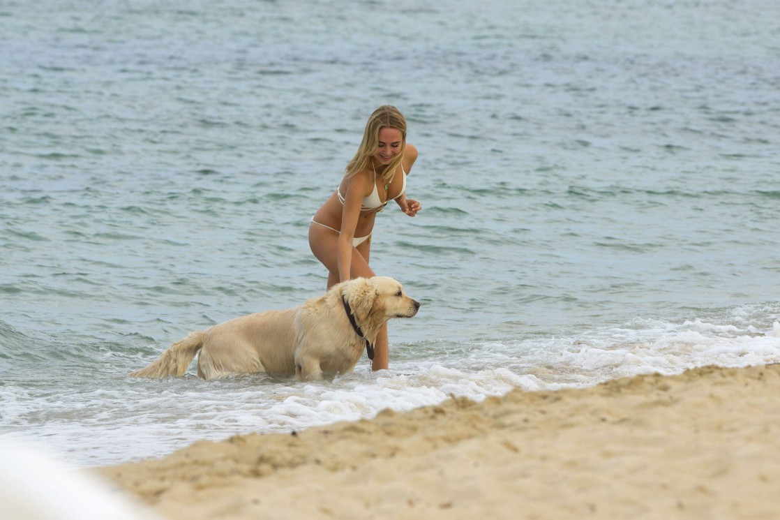 Kimberley Garner in a bikini