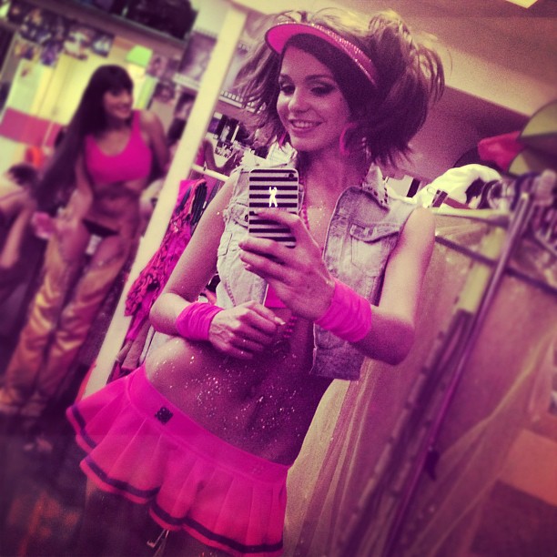 Anna Konchakovskaya taking a selfie