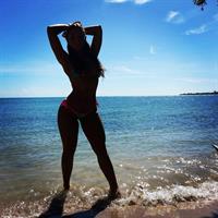 Nicole Mejia in a bikini