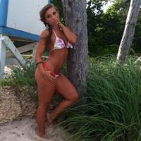 Nicole Mejia in a bikini