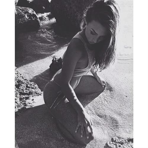 Nicole Mejia in a bikini