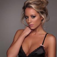 Carly Baker in lingerie