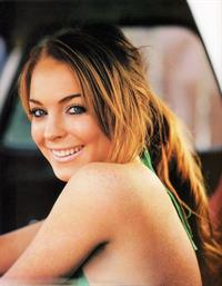 Lindsay Lohan in a bikini