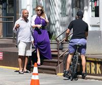 Mariah Carey strolls around New York City August 25, 2014