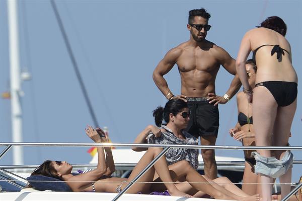 Nicole Scherzinger in a bikini in Ibiza on August 31, 2014