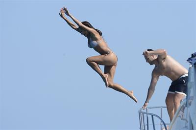 Nicole Scherzinger in a bikini in Ibiza on August 31, 2014
