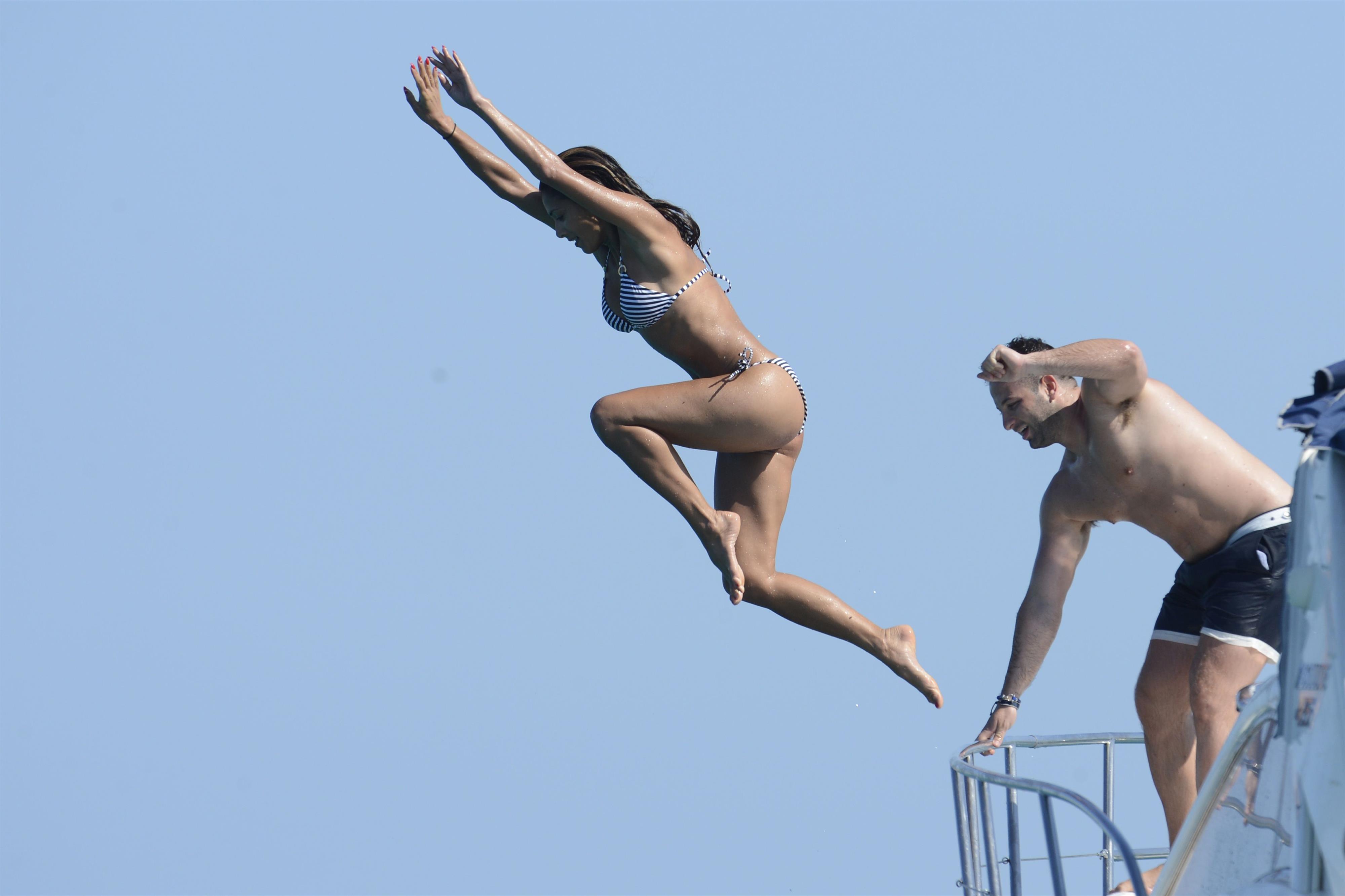 Nicole Scherzinger in a bikini in Ibiza on August 31, 2014