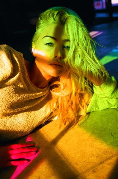 Taylor Godfrey taking a selfie