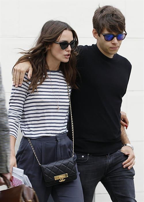 Keira Knightly & husband James Righton out shopping in North London September 3, 2014