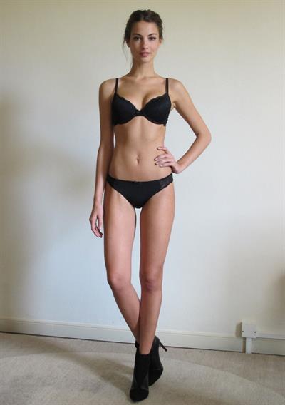 Katherine Henderson in lingerie