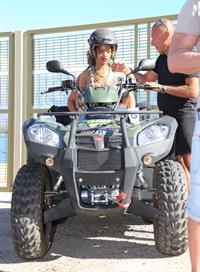 Rihanna in Calvi, Corsica