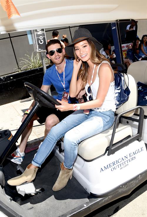 Jamie Chung at the 2014 Budweiser Made in America Festival in Los Angeles on August 30, 2014