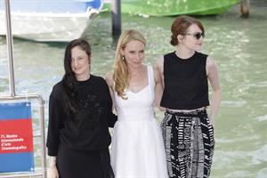 Amy Ryan and Emma Stone Birdman photocall @ 71st International Venice Film Festival August 27, 2014