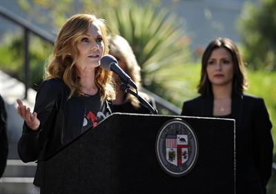 Marg Helgenberger @ news conference for Stand Up To Cancer Day in Los Angeles August 27, 2014