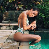 Pia Muehlenbeck in a bikini