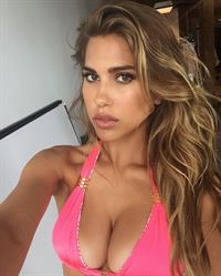 Kara del Toro in a bikini taking a selfie