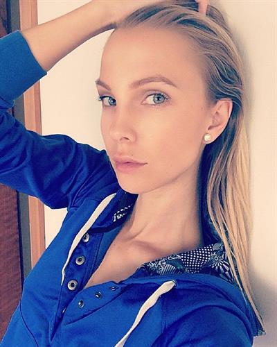 Tereza Jelinkova taking a selfie