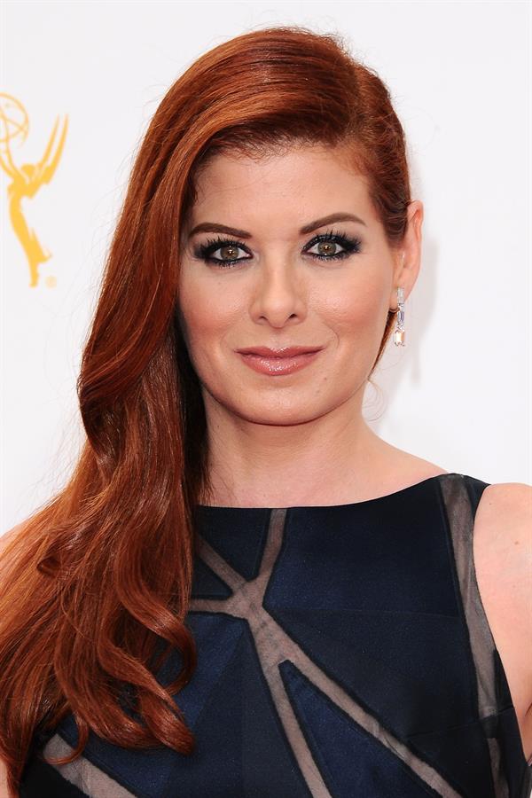 Debra Messing at the 66th annual Primetime Emmy Awards, August 25, 2014