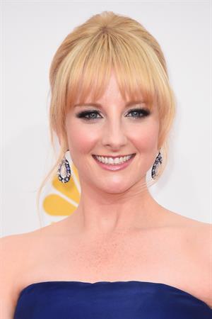 Melissa Rauch at the 66th annual Primetime Emmy Awards, August 25, 2014